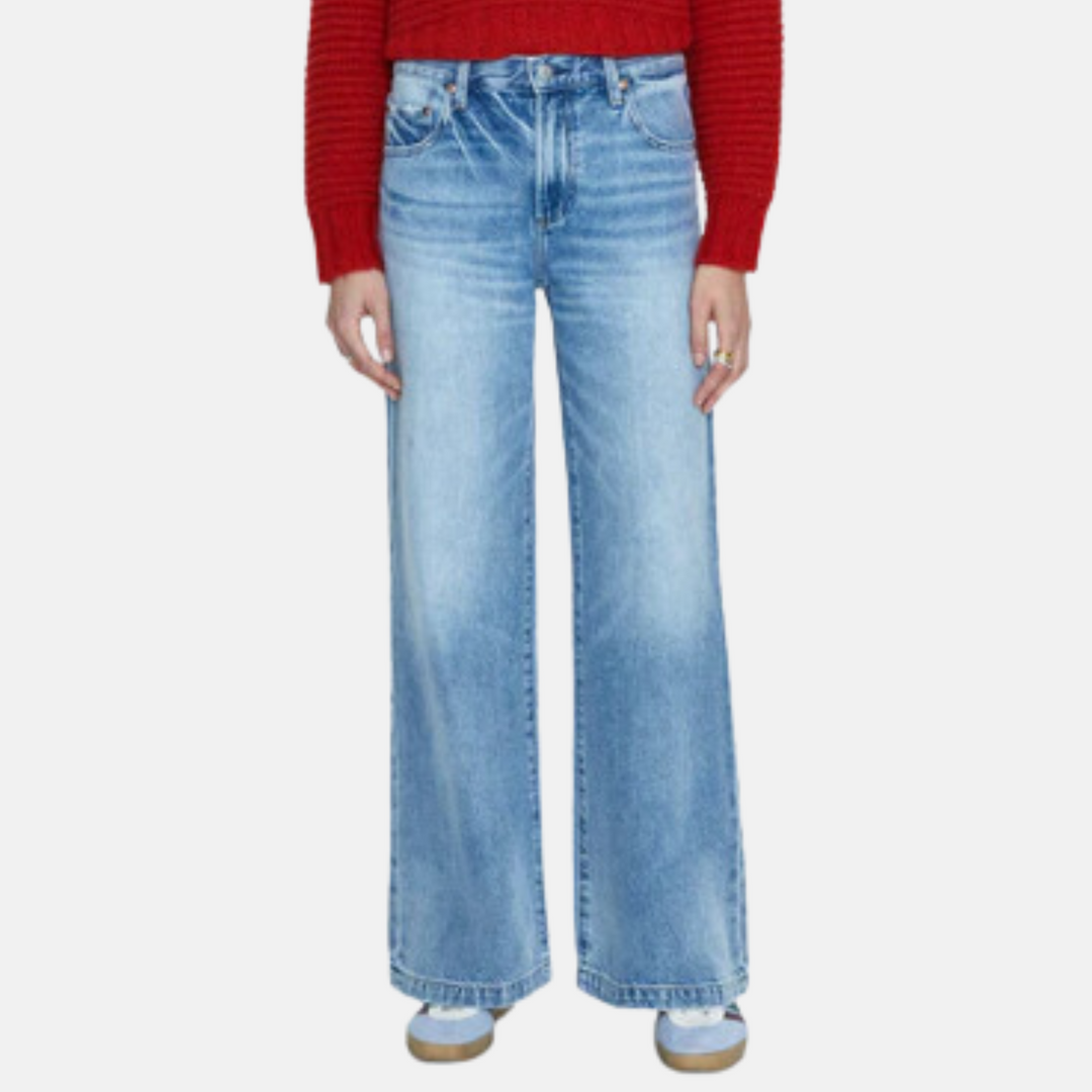Low Slung Palazzo Jeans
