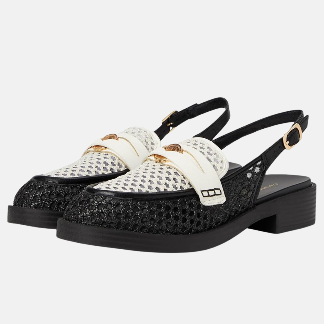 Preppy Slingback Loafers