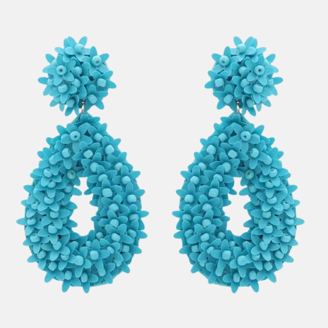 TURQUOISE BLUE NAGAR EARRINGS
