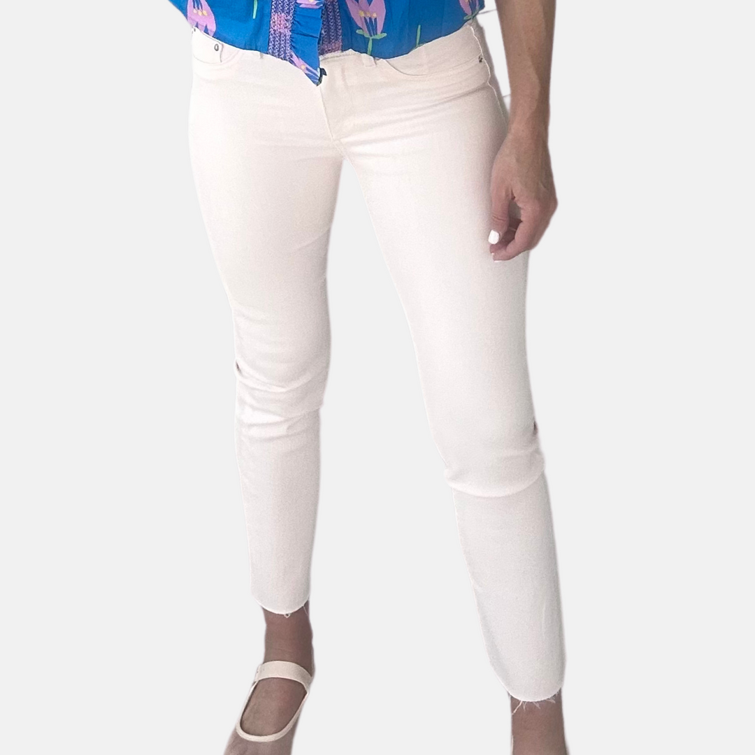 Primrose Pink Straight Jeans