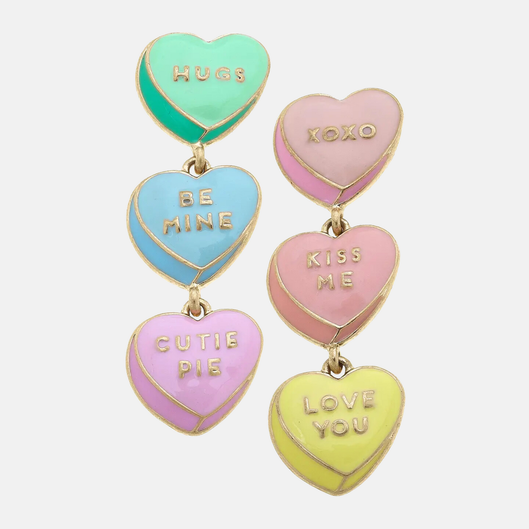 Conversation Heart Earrings