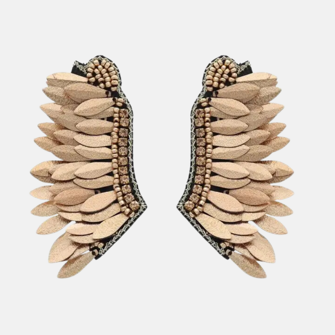 GOLD TROGON EARRINGS