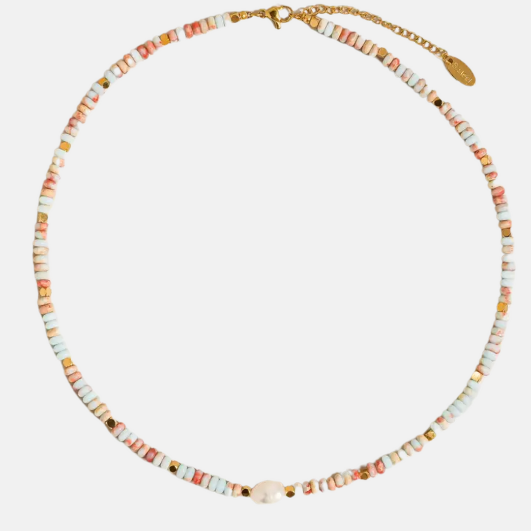Swank Beaded Pearl Necklace
