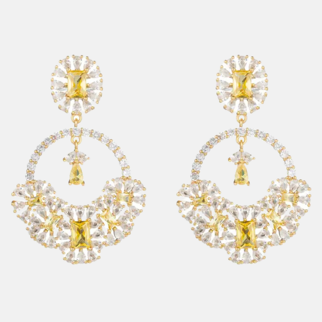 Alessia CZ Statement Earrings