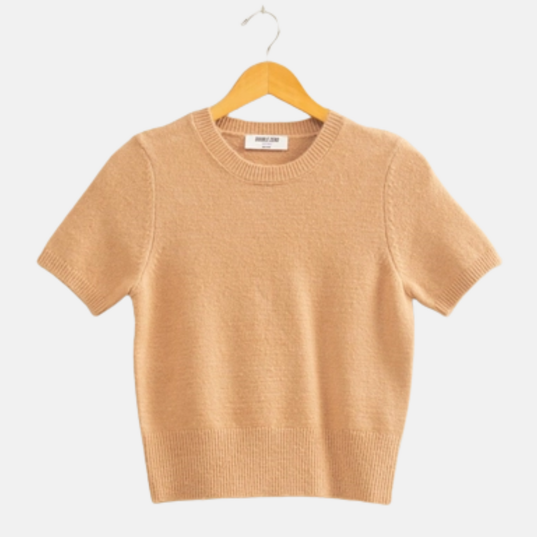 Short Sleeve Sweater Top