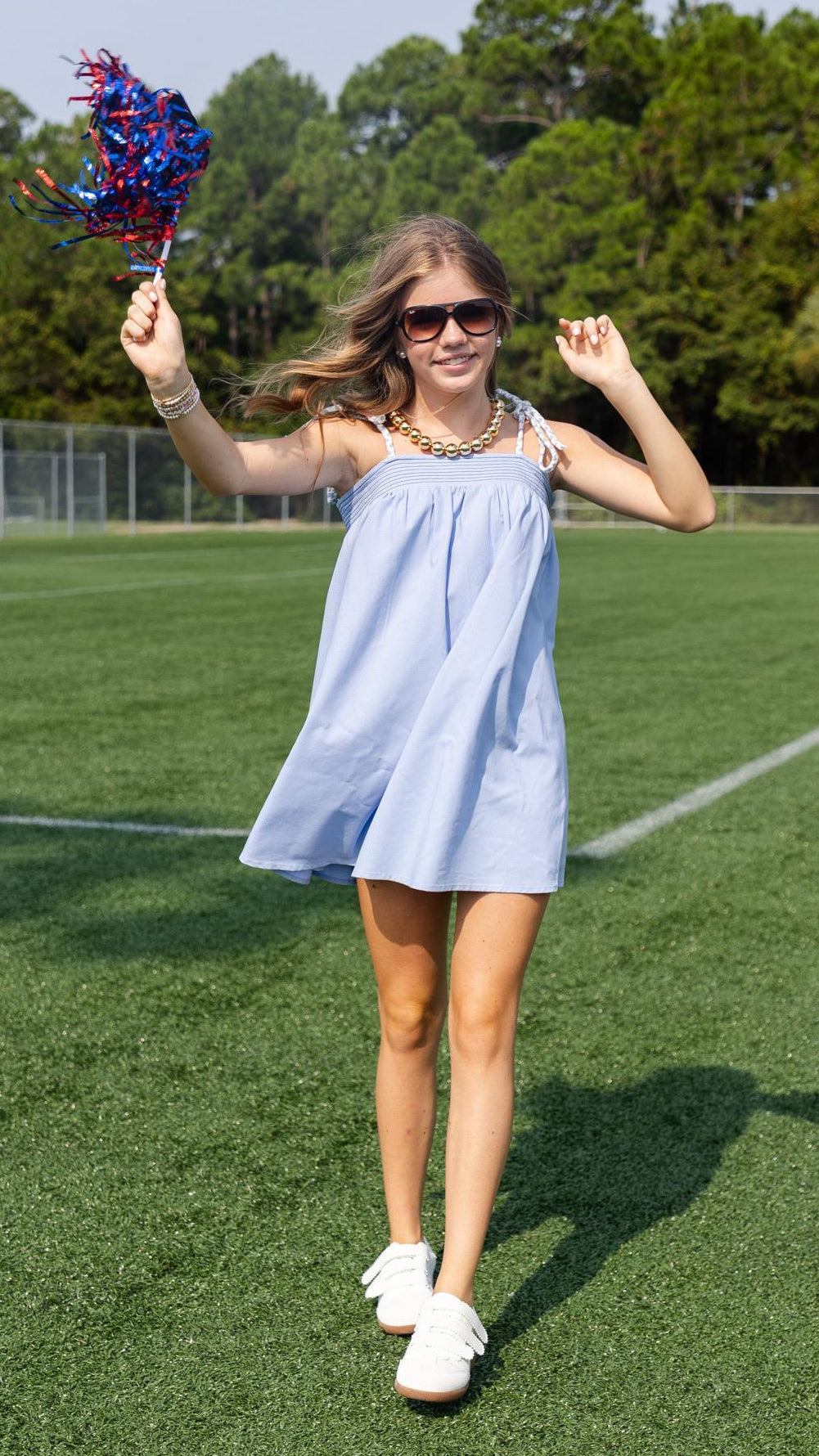 Cord Strap Mini Dress