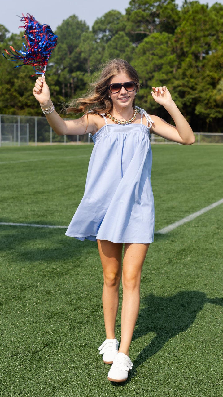 Cord Strap Mini Dress