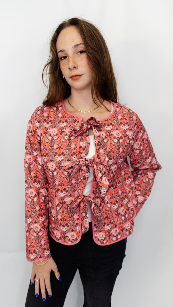 MS Pink Quilted Jacket