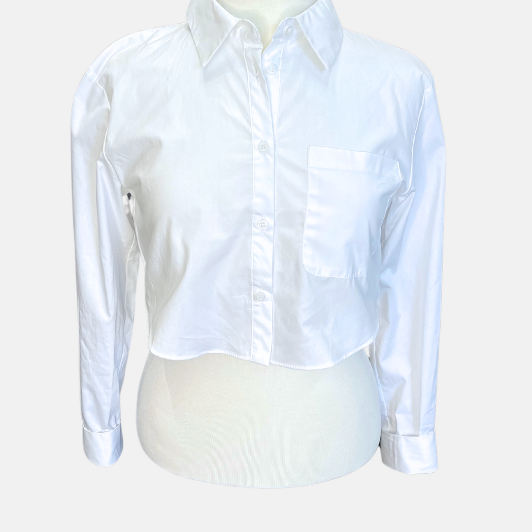 Poplin Cropped Shirt