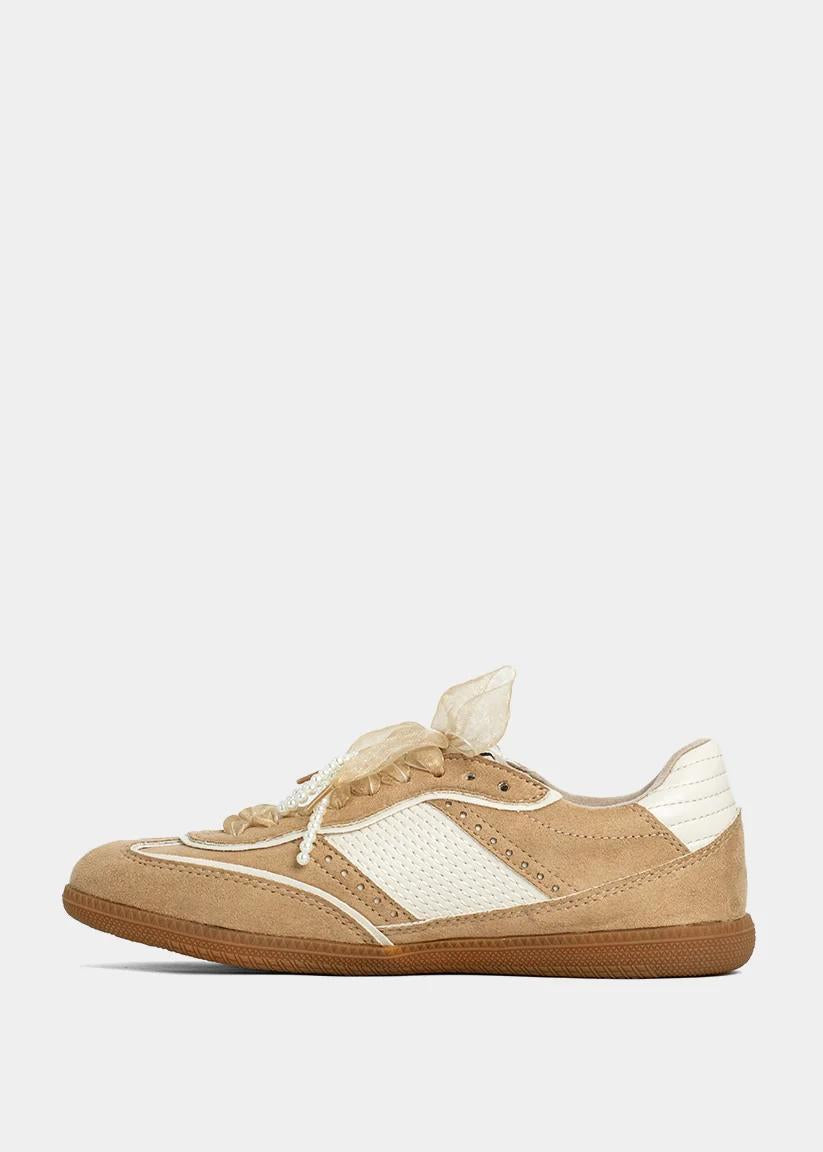 Taupe Suede Sneaker