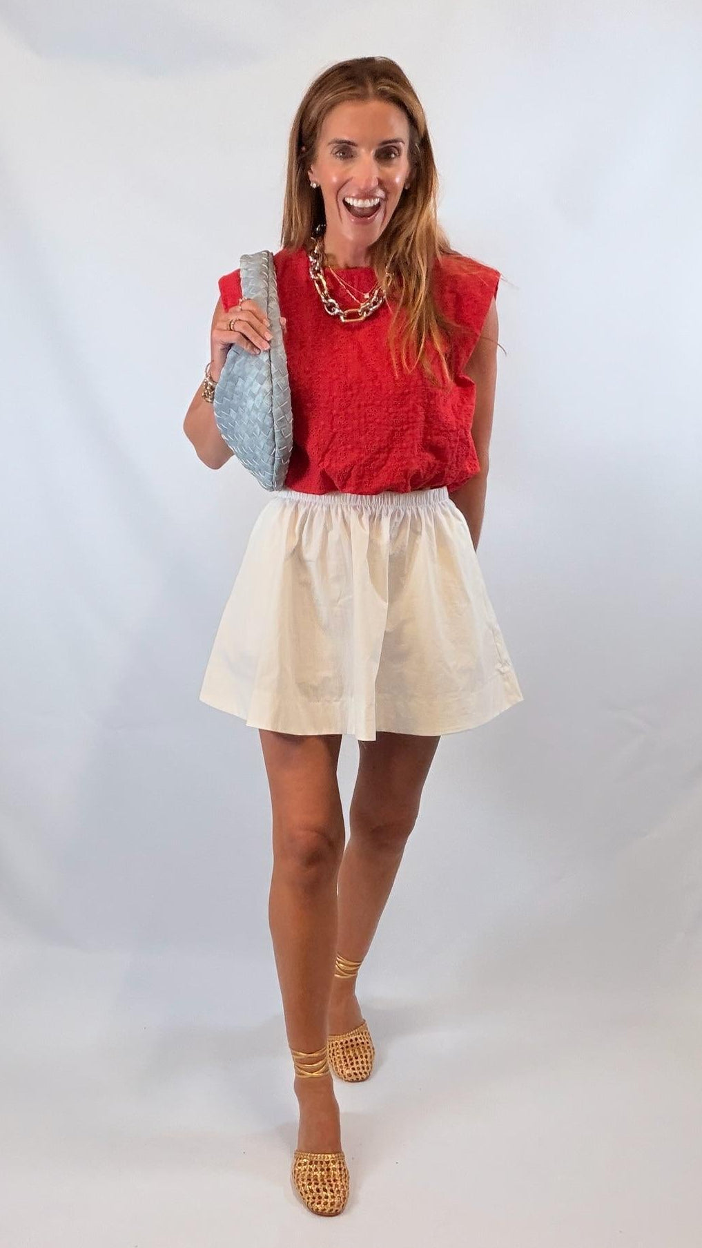 Crisp Poplin Skirt