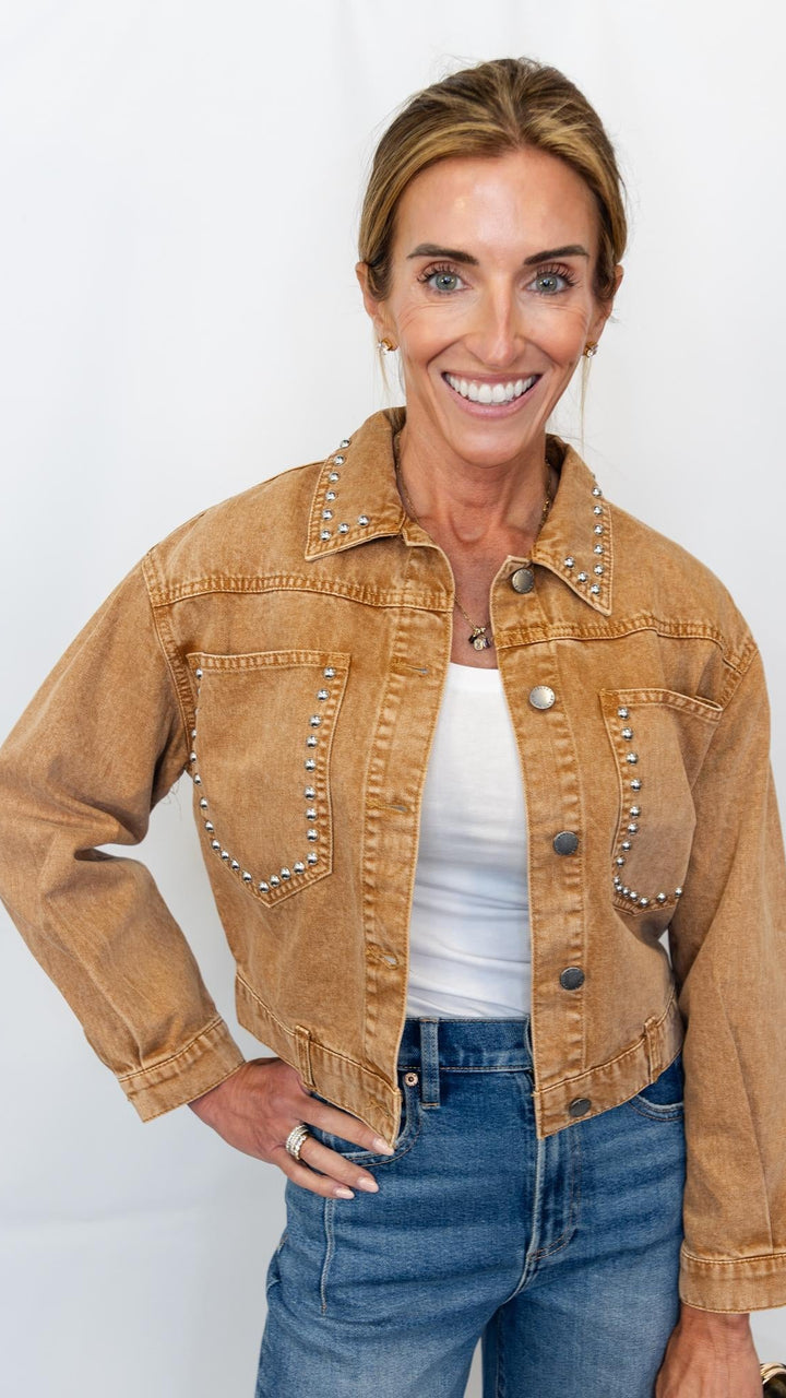 VH Desert Denim Studded Jacket