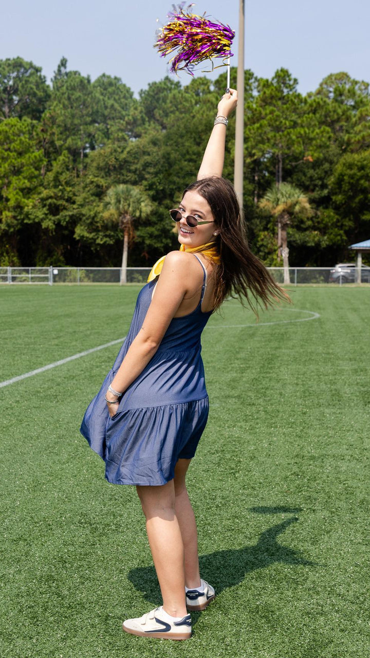 Tiered Spaghetti Strap Dress