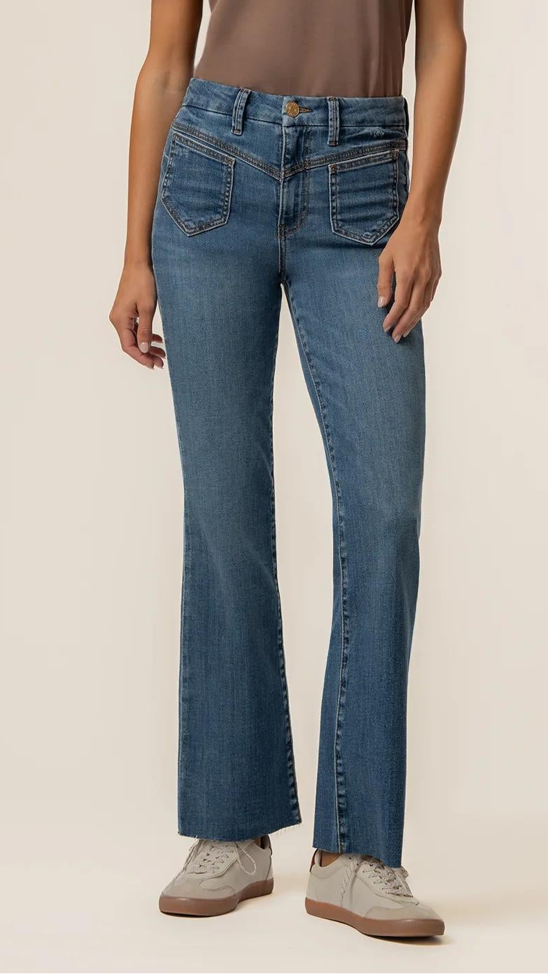 Kelsey High Rise Ankle Flare