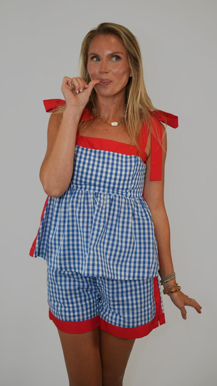 4th Gingham Shorts