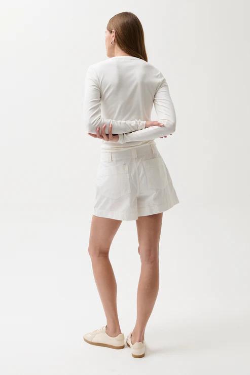 Mason Relaxed Utility Short White