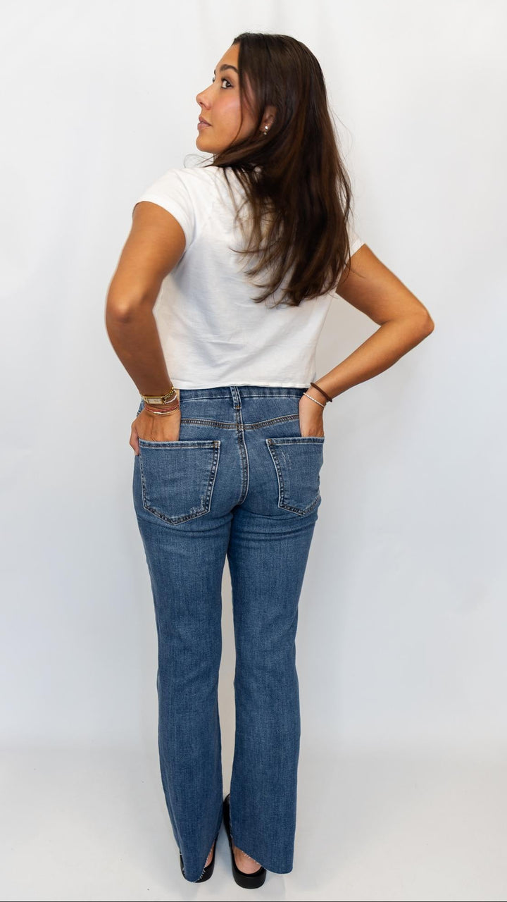 Kelsey High Rise Ankle Flare