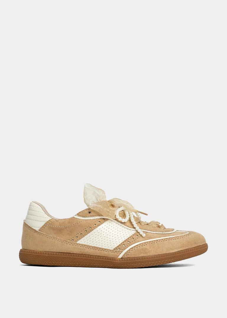 Taupe Suede Sneaker