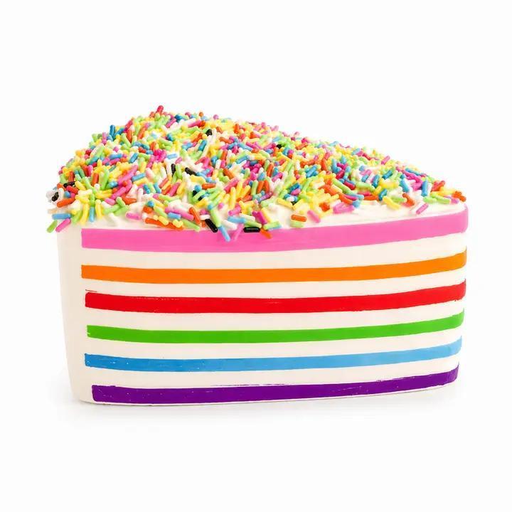 Rainbow Cake Squishy – Foam Sensory Stress Toy