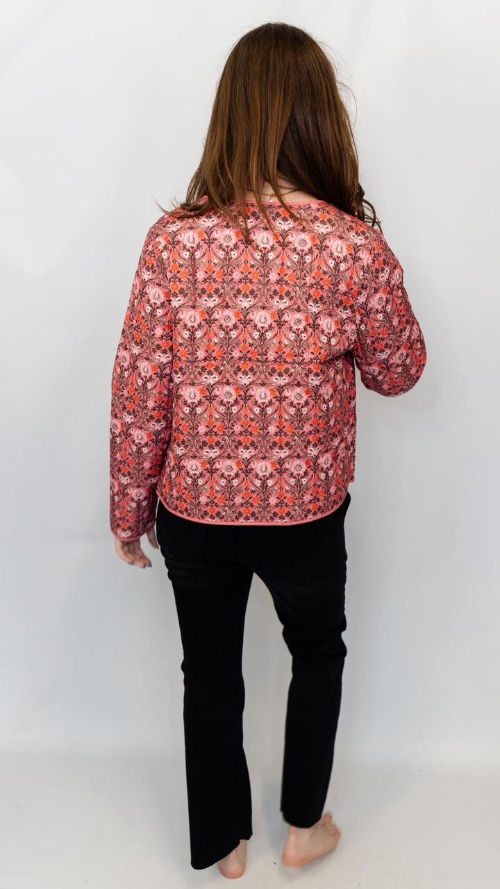 MS Pink Quilted Jacket