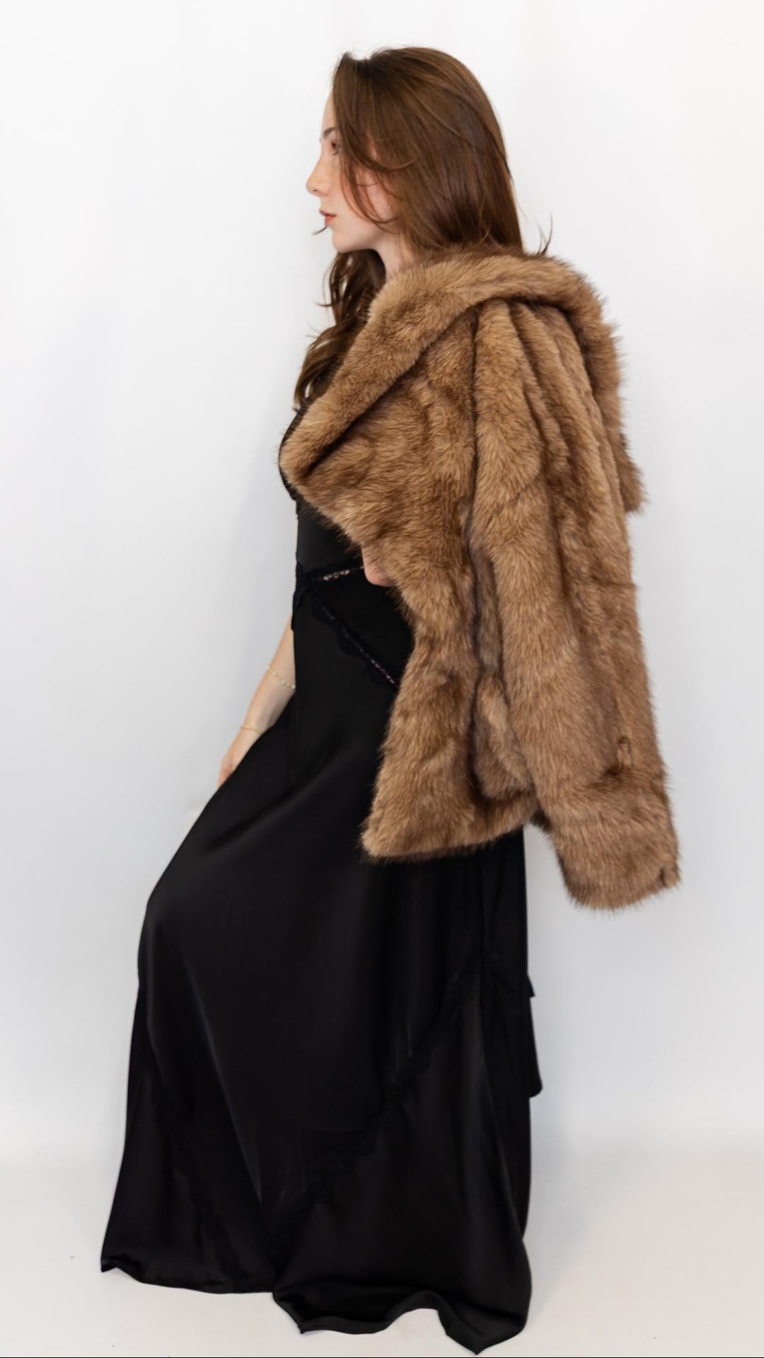 Mocha Faux Fur Jacket