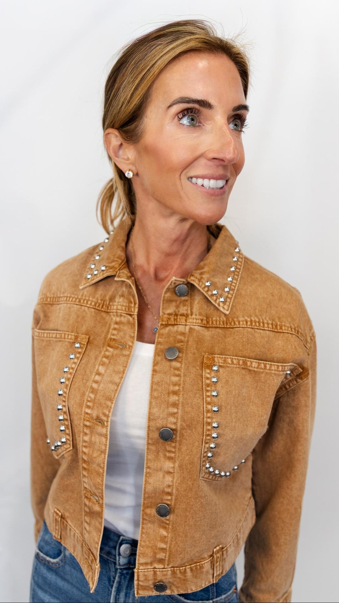 VH Desert Denim Studded Jacket