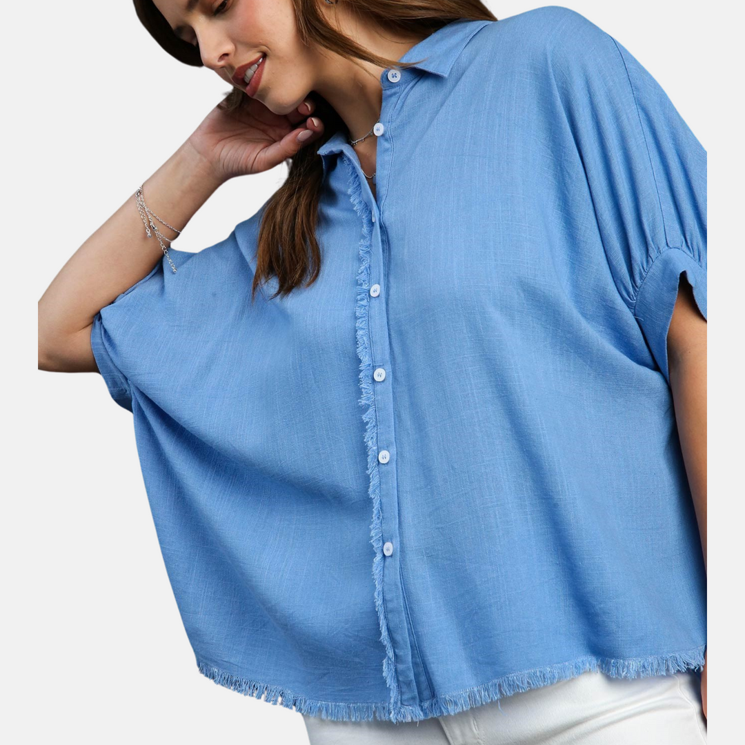 Linen Button Down top