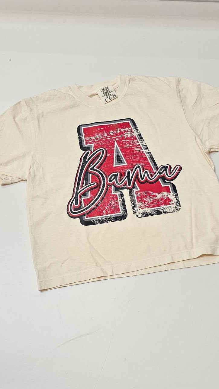 TTR CC Bama Grunge Boxy Tee