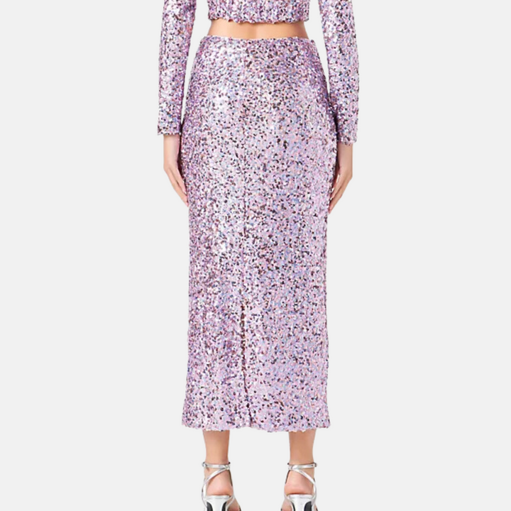 Sequin Maxi Skirt