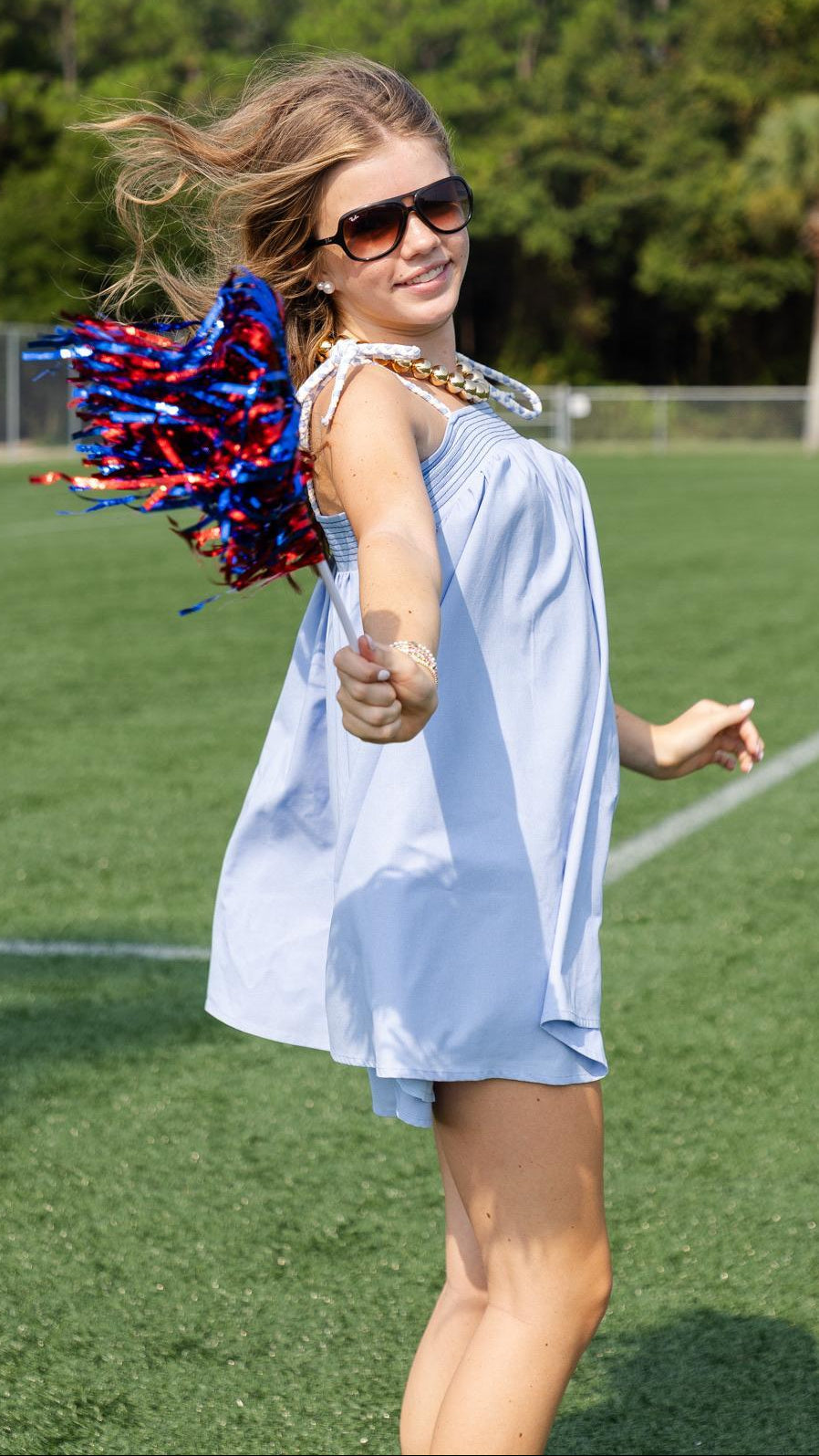 Cord Strap Mini Dress