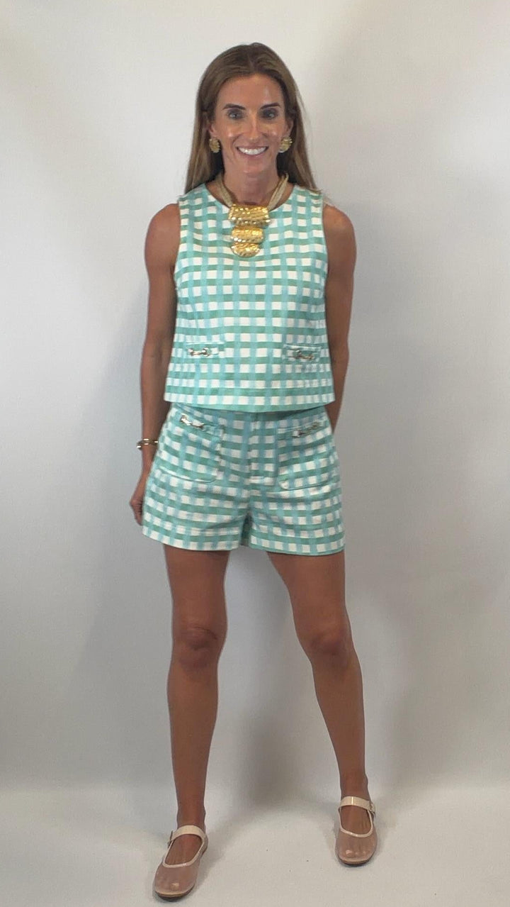 Plaid Mint Combo Set