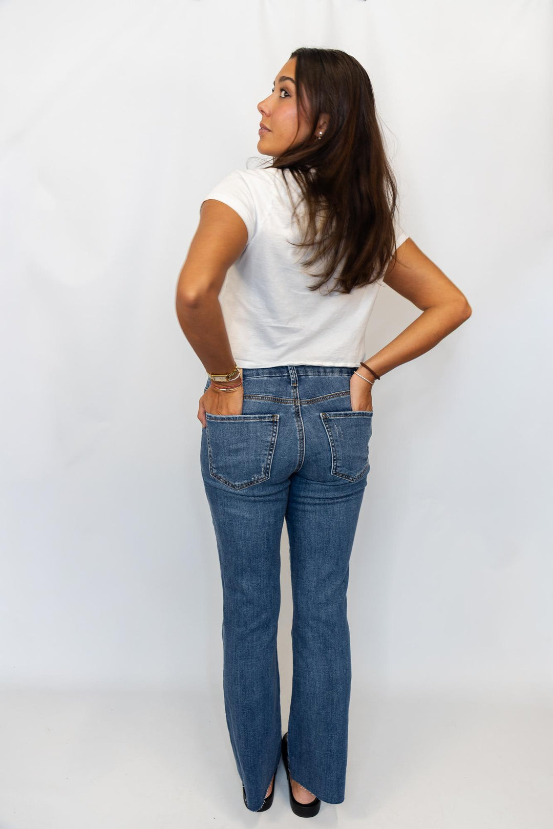 Stella High Rise Flare Wish Wash - view 9