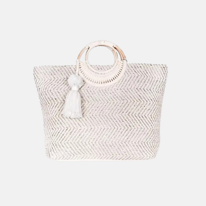 Birch Lurex Durrie Tote