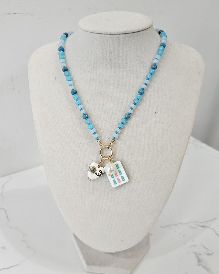 Mahjong Necklace 2 Dot