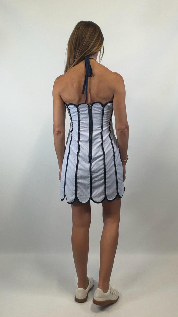 Halter Neck Mini Dress