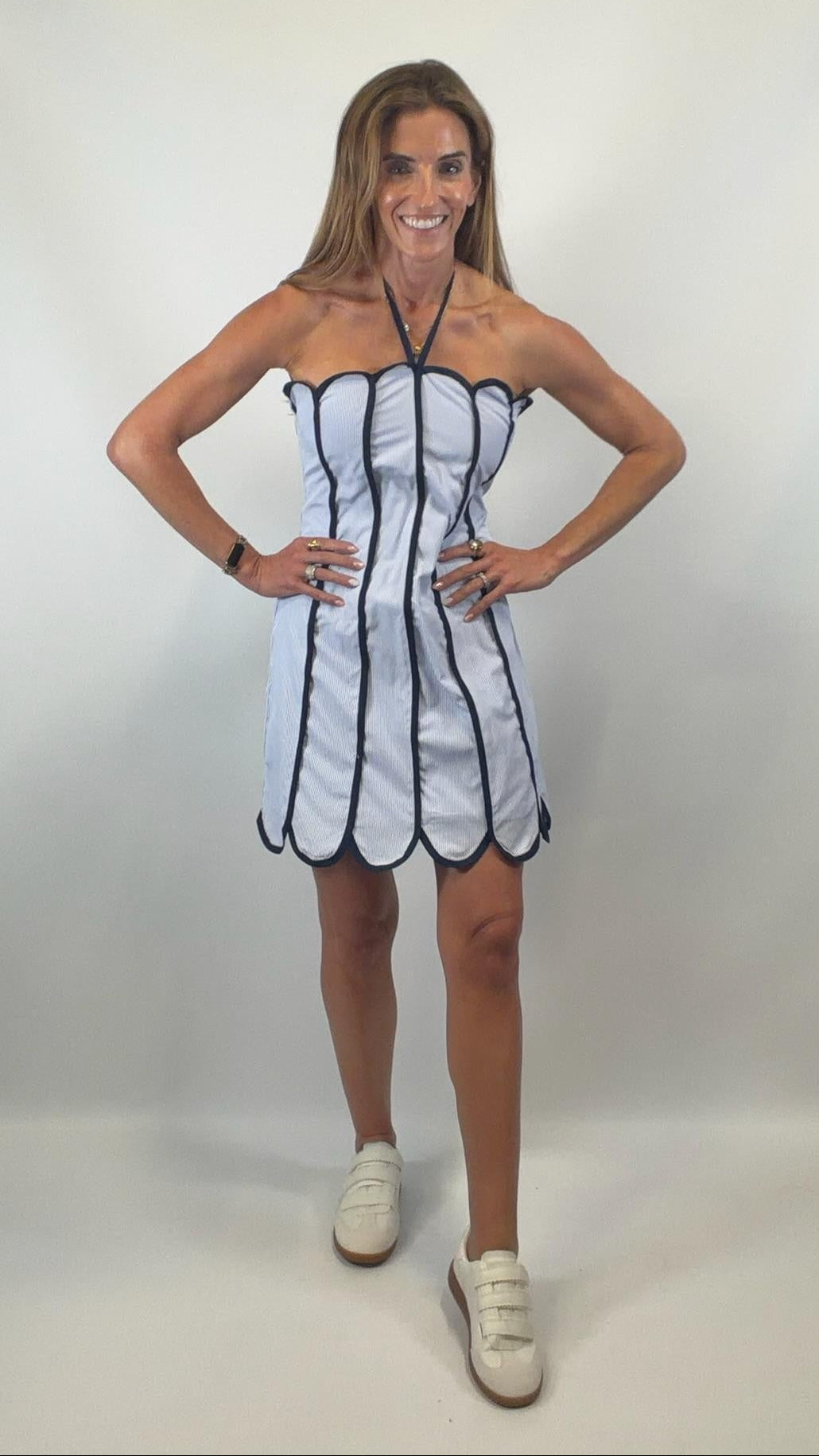 Halter Neck Mini Dress