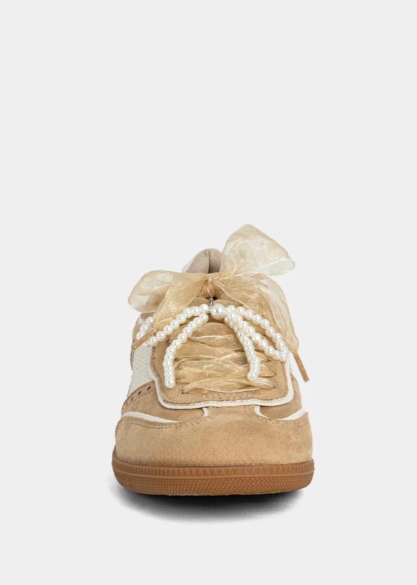 Taupe Suede Sneaker