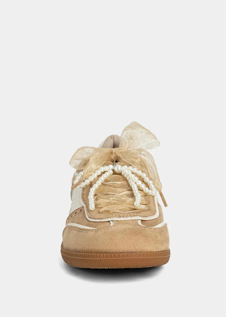 Taupe Suede Sneaker