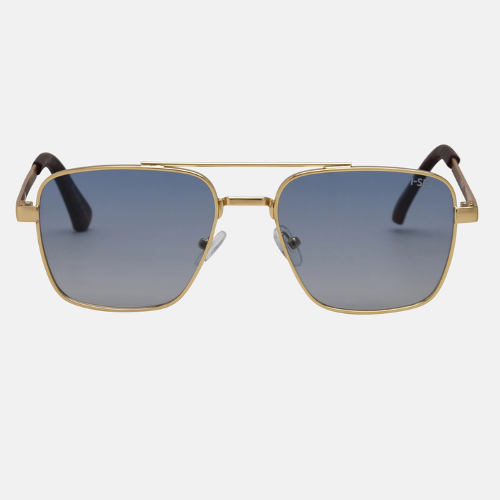 Brooks Sunnies-Gold/Blue Polarized Lens