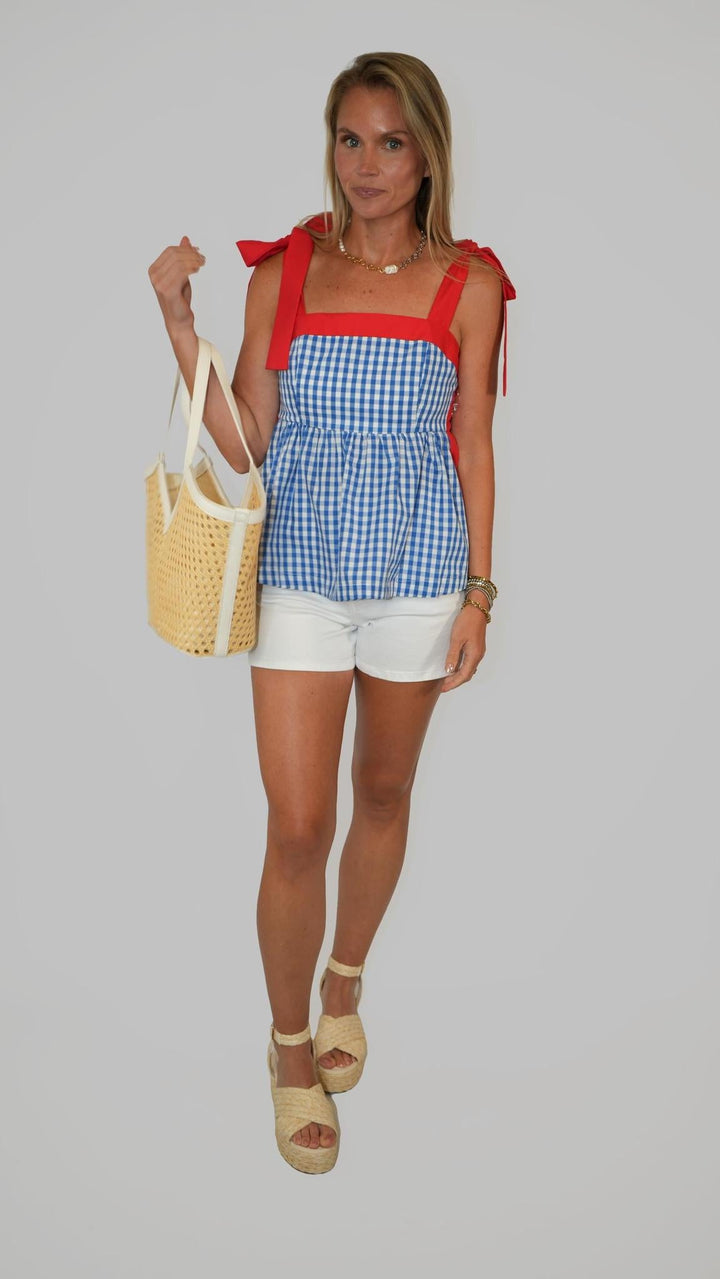 4th Gingham Top