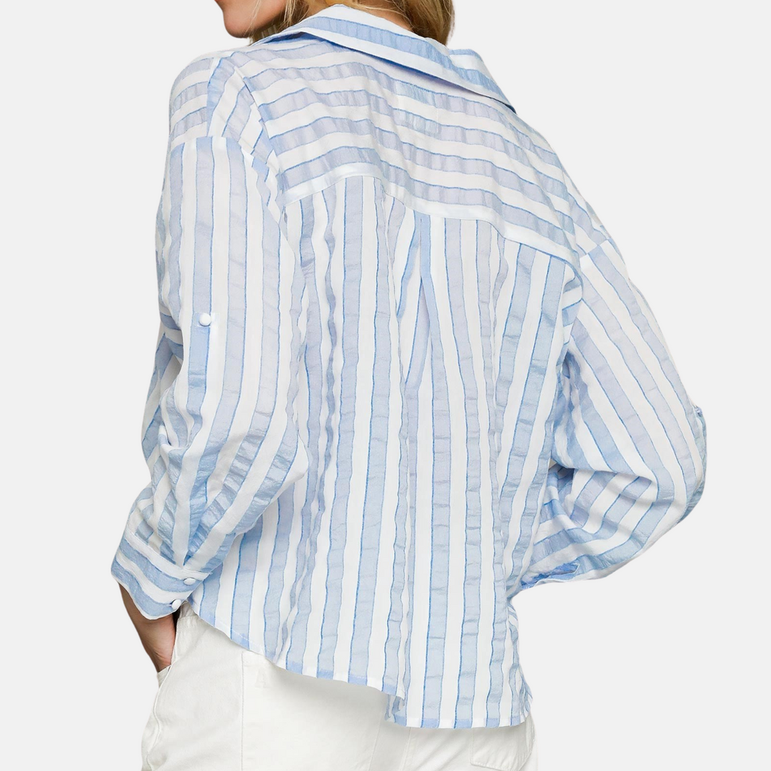 Striped Button Down Shirt