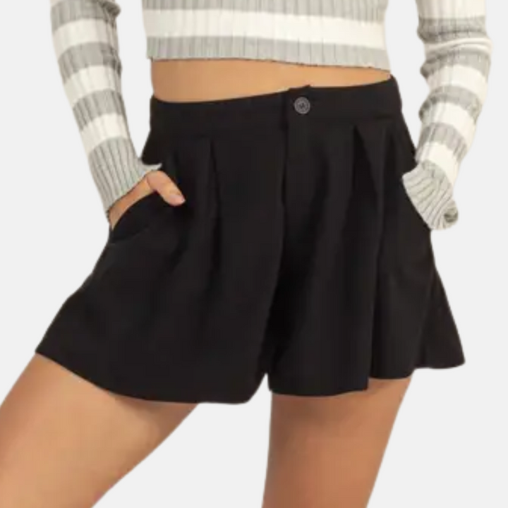 Corduroy High Waist Shorts