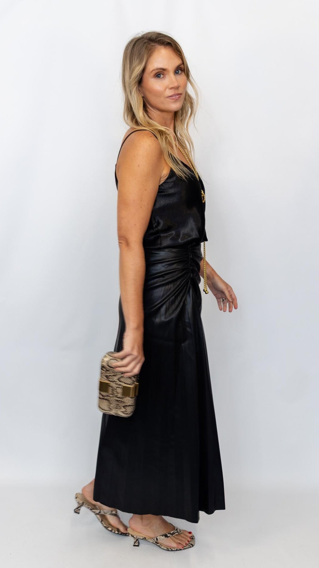 Faux Asymmetrical Starburst Skirt