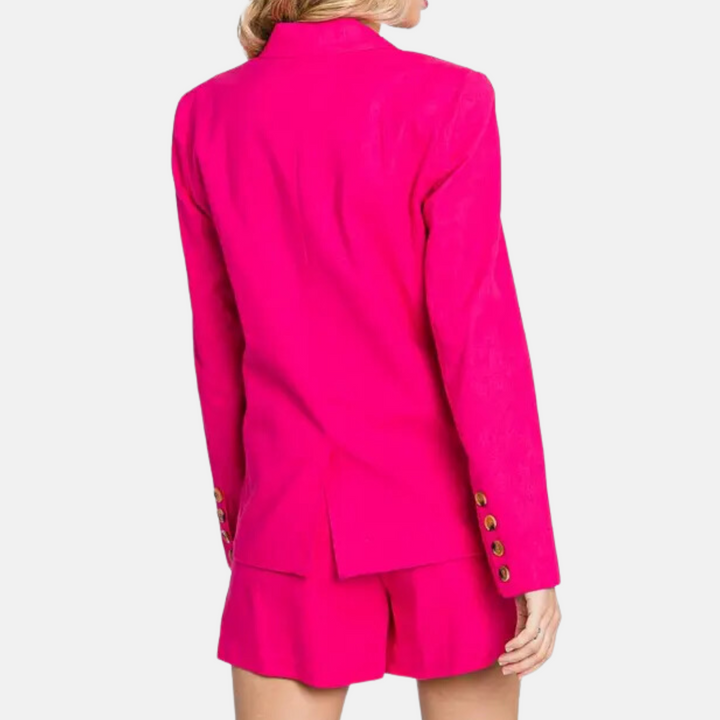 Fuchsia Blazer Set