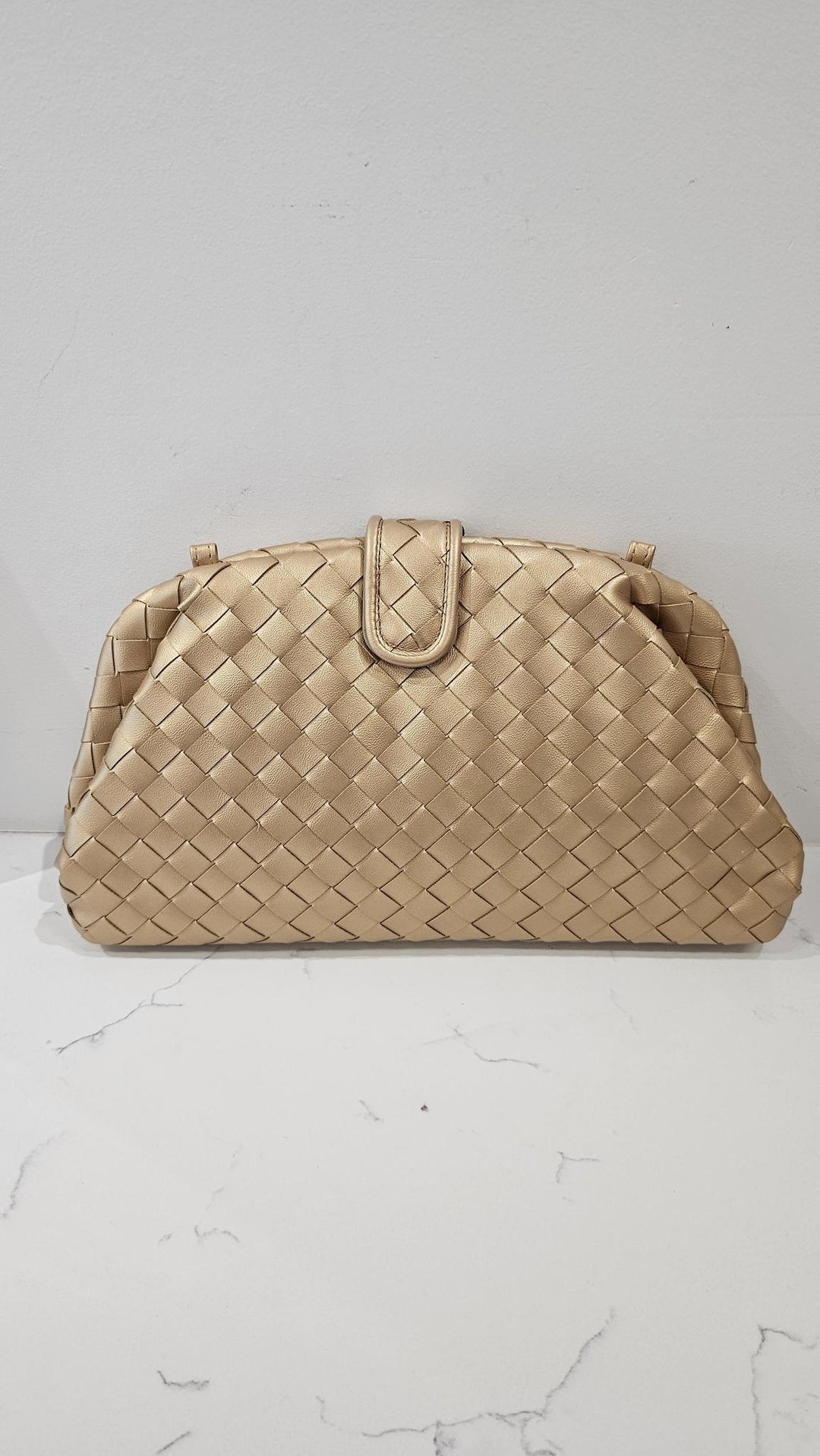 Opal Clutch in Gold