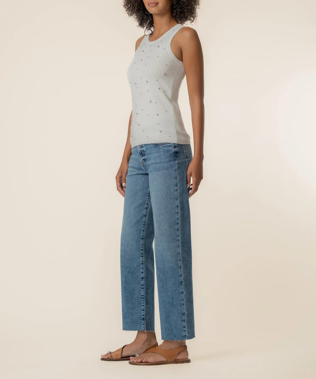 Sena Sweater White Tank Top