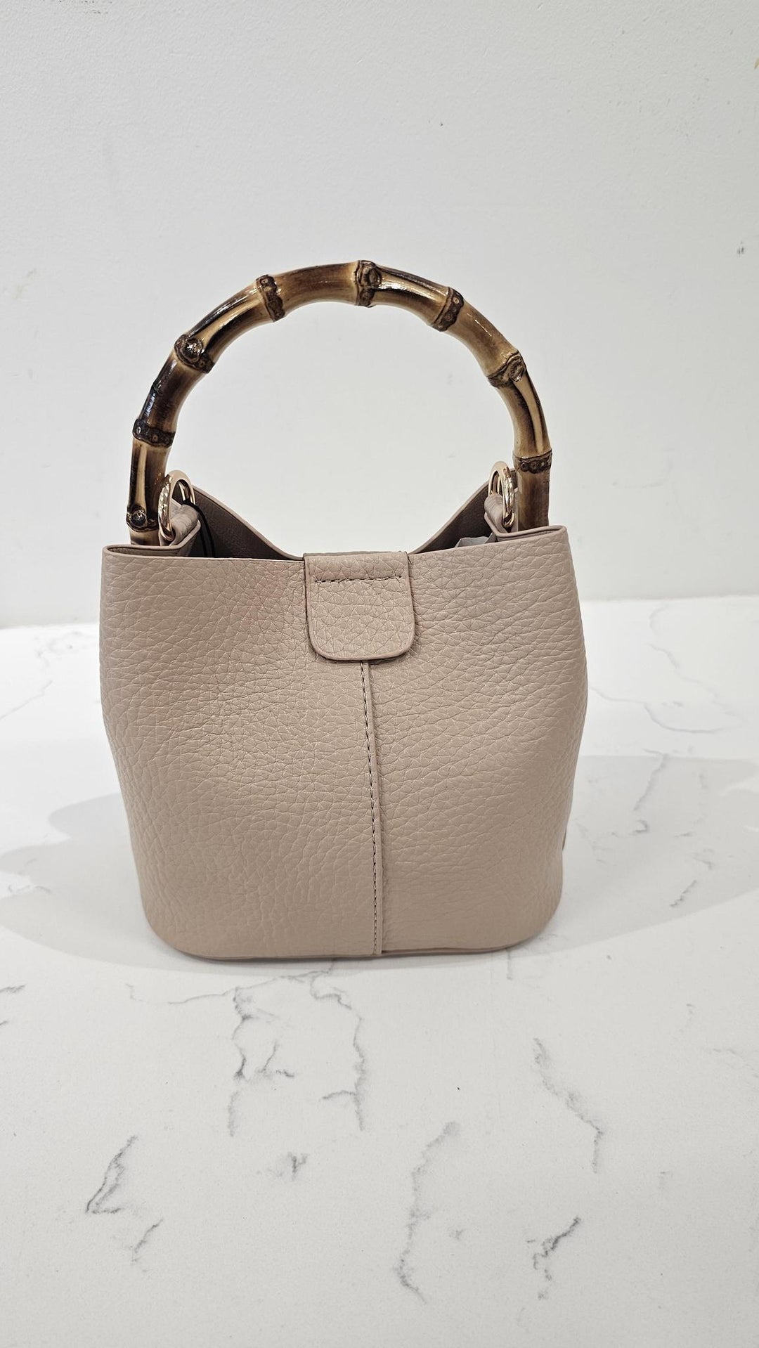 Bamboo Handle Crossbody