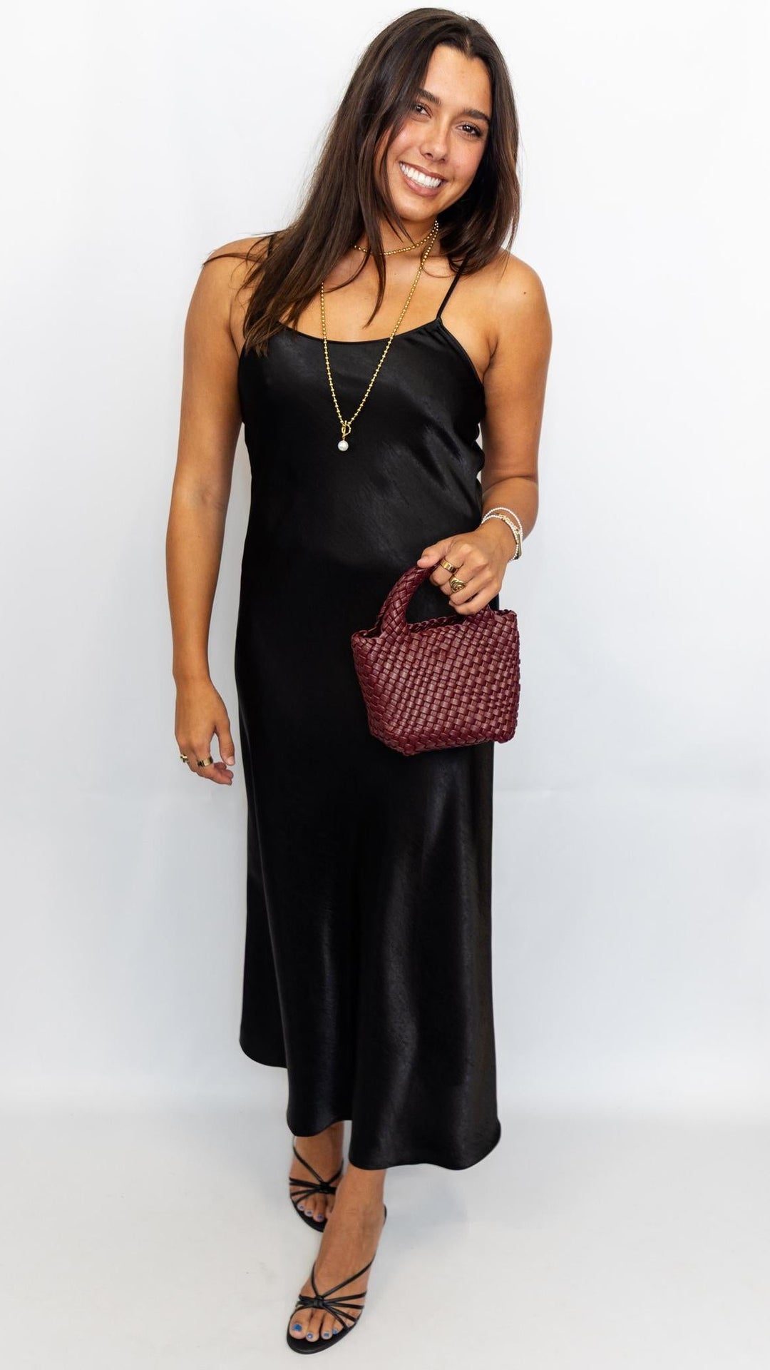 Satin Maxi Slip Dress