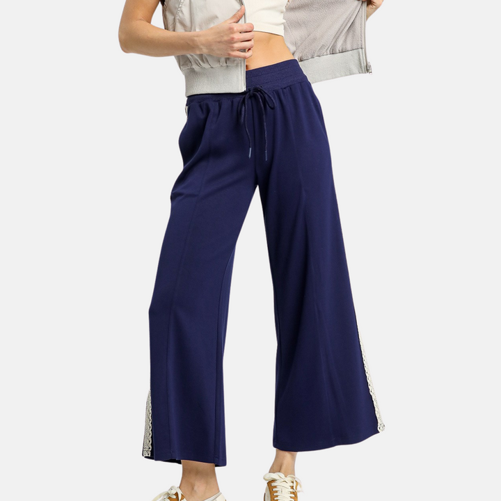 Navy Luxeknit Sweatpants