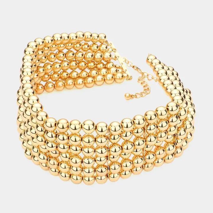 Metal Choker Necklace